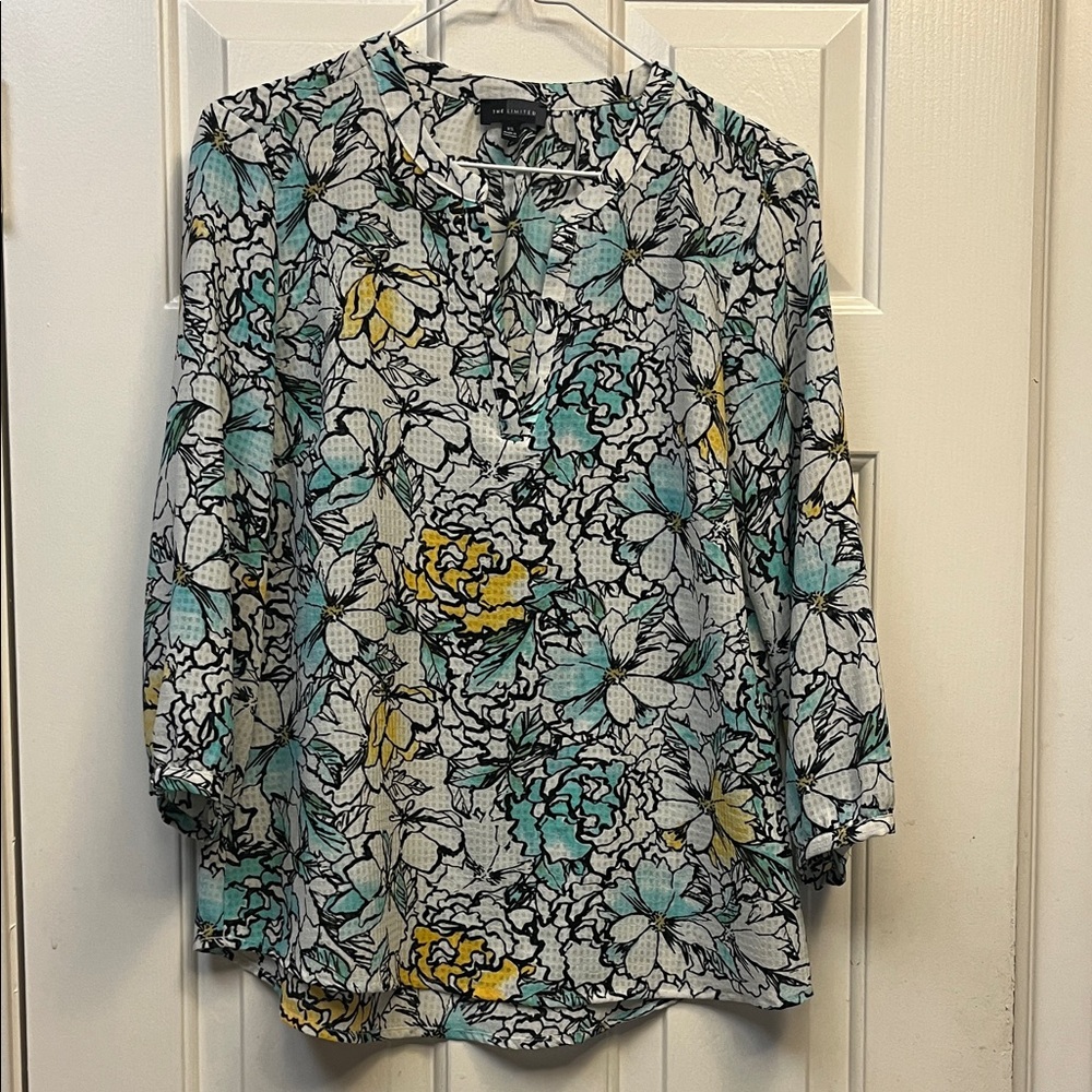 The Limited Floral Print Women's Top XS NWOT